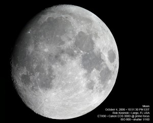 Moon - October 4, 2006