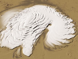 North Pole Mars - Planum Boreum