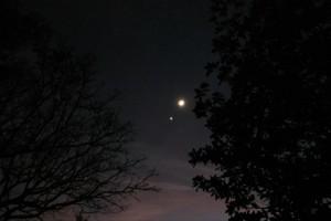 Venus and Jupiter