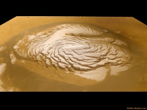 North Pole Mars - Planum Boreum