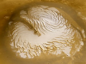 North Pole Mars - Planum Boreum